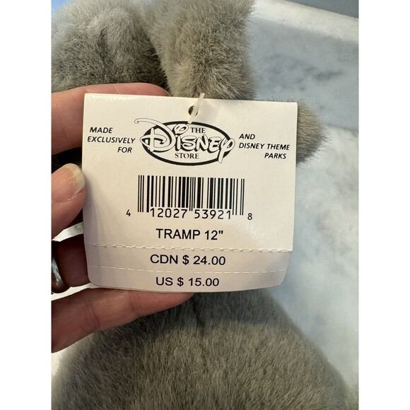 Vintage Disney Store Lady and the TRAMP Puppy Dog Plush Stuffed Animal Toy 12” - Picture 4 of 9